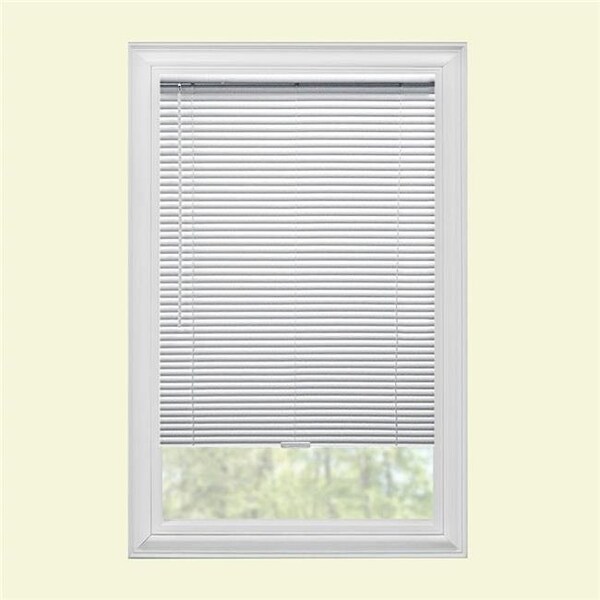 Safe Styles Safe Styles UBK43X64WT 2 in. Cordless Vinyl Blind; White - 43 x 64 in. UBK43X64WT - main